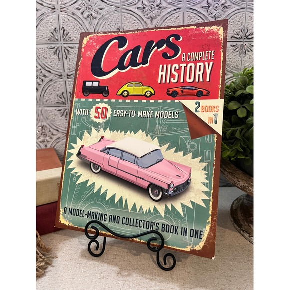 Thunder Bay Press Other - Cars A Complete History 50 Easy-to-Make 3D Models Simon Heptinstall Book